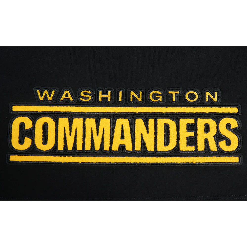 NFL WASHINGTON COMMANDERS JAYDEN DANIELS #5 CLASSIC PNN WOMEN'S SJ BOXY TEE (BLACK) - Image 5
