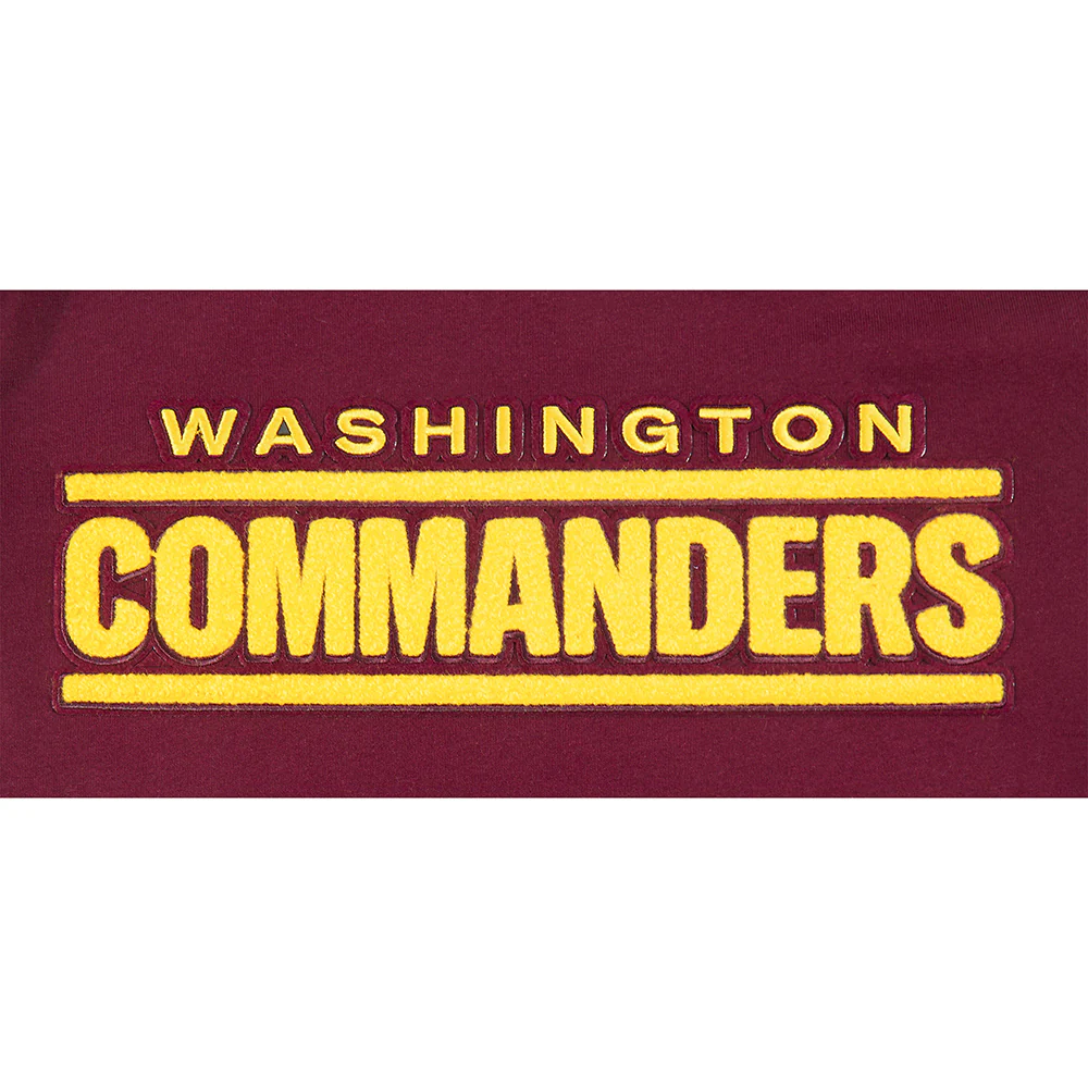 NFL WASHINGTON COMMANDERS CLASSIC LITTLE BOYS SHORT SLEEVE STRIPED RIB TEE (WINE) - Image 8