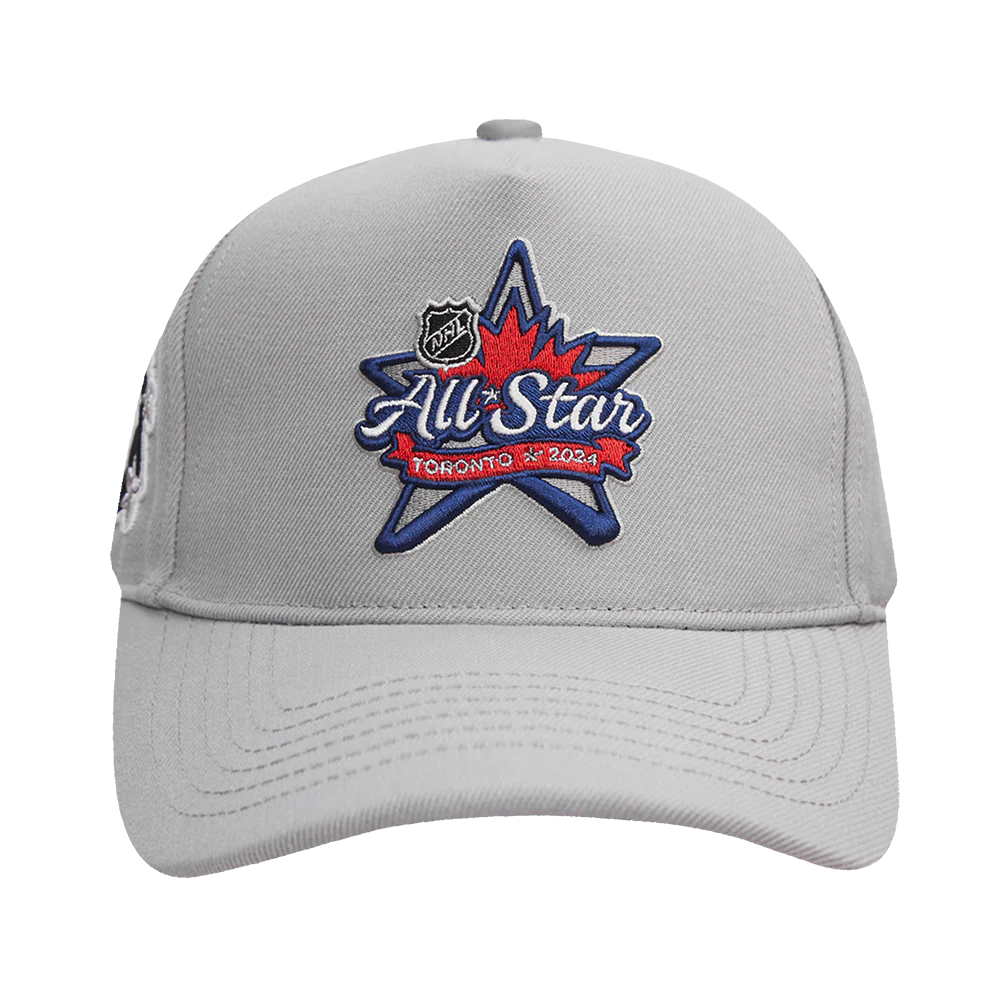 NHL ALL TEAMS NHL ALL STAR 2024 SNAPBACK HAT (GRAY)