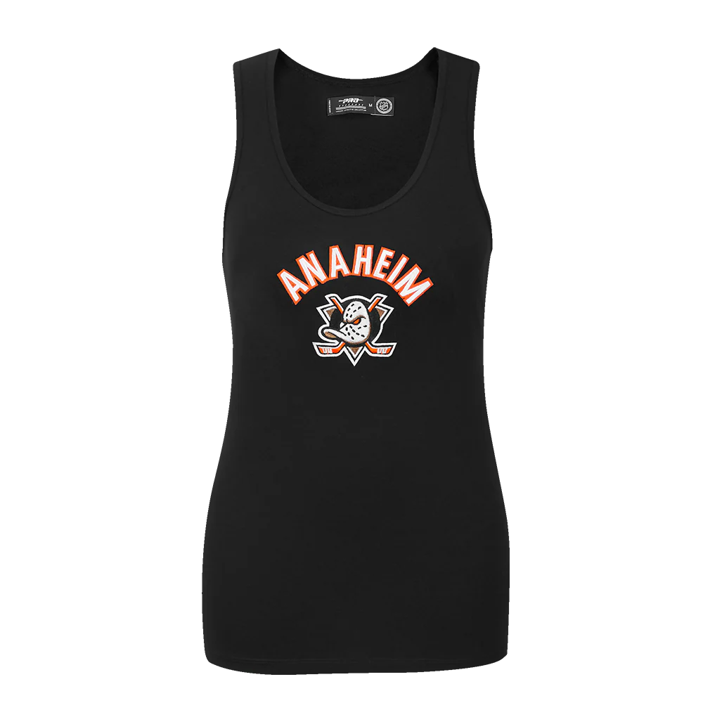 NHL ANAHEIM DUCKS CLASSIC WOMEN'S RACERBACK (BLACK)