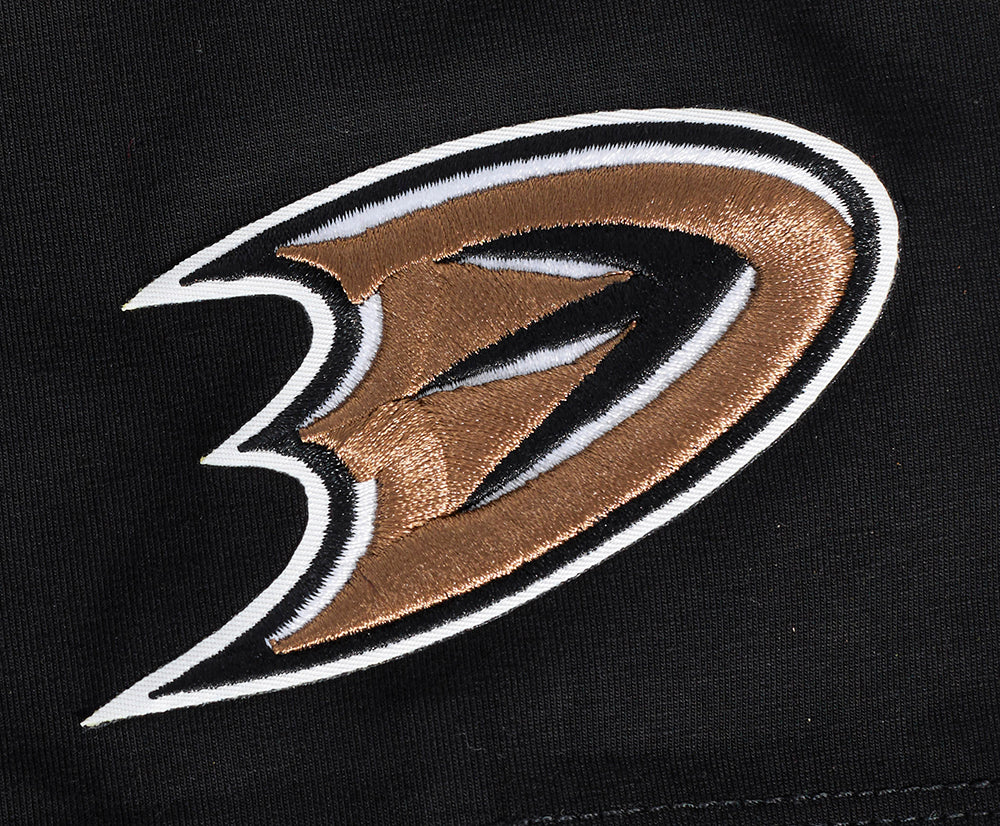 NHL ANAHEIM DUCKS CLASSIC WOMEN'S BOXY TEE (BLACK) - Image 6