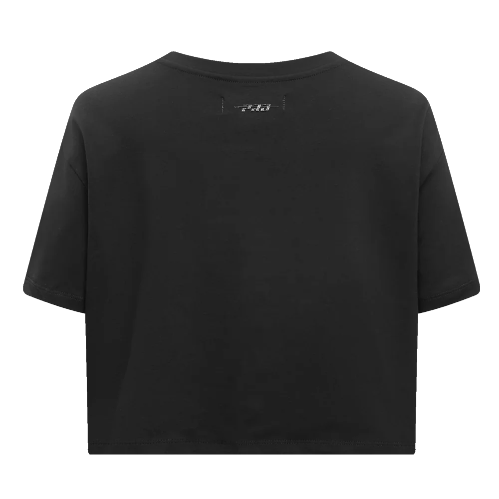 NHL BOSTON BRUINS RETRO CLASSIC WOMEN'S BOXY TEE (BLACK) - Image 4