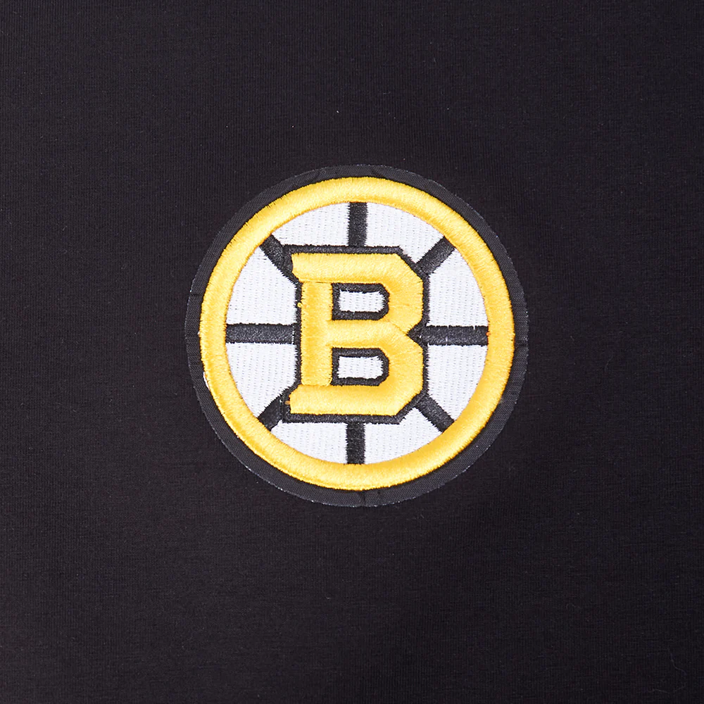 NHL BOSTON BRUINS WINGSPAN WOMEN'S SJ BOXY TEE (BLACK) - Image 7