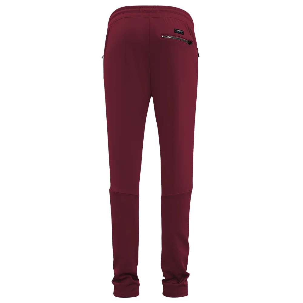 NHL COLORADO AVALANCHE CLASSIC CHENILLE MEN'S DK TRACK PANT (WINE) - Image 4