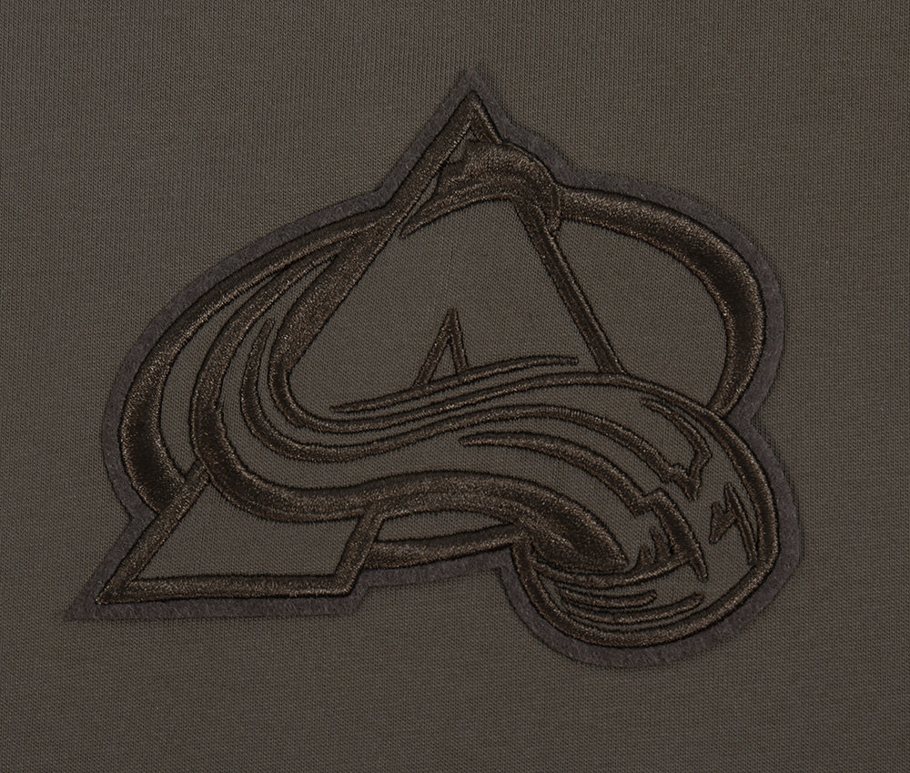 NHL COLORADO AVALANCHE NEUTRAL MEN'S DROP SHOULDER PULLOVER HOODIE (DARK TAUPE) - Image 7