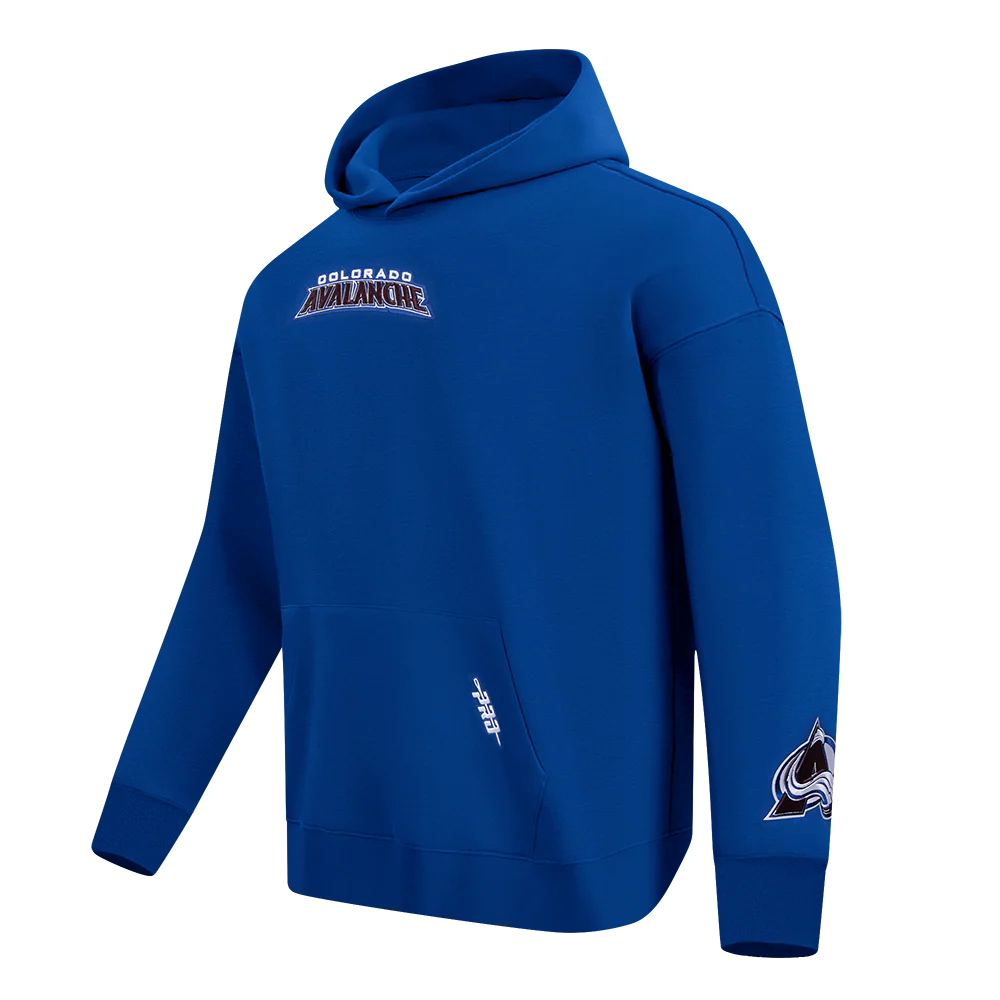 NHL COLORADO AVALANCHE WINGSPAN MEN'S DROP SHOULDER FLC PO HOODIE (DODGER BLUE) - Image 4