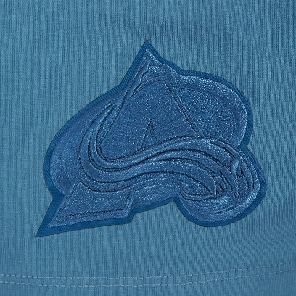 NHL COLORADO AVALANCHE NEUTRAL SINGLE JERSEY BOXY TEE (STEEL BLUE) - Image 5