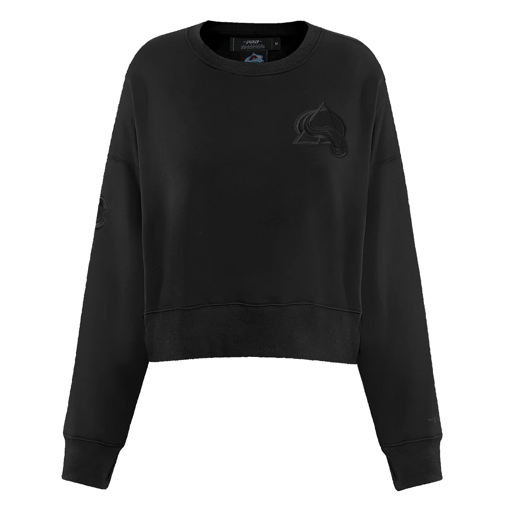NHL COLORADO AVALANCHE NEUTRAL WOMEN'S CREWNECK (BLACK)