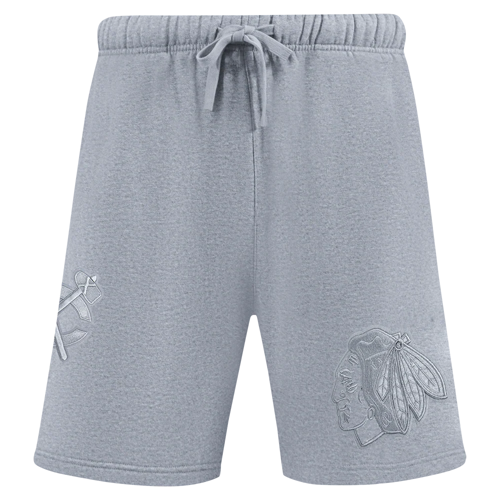 NHL CHICAGO BLACKHAWKS NEUTRAL MEN'S SHORT (DARK HEATHER GRAY) - Image 2