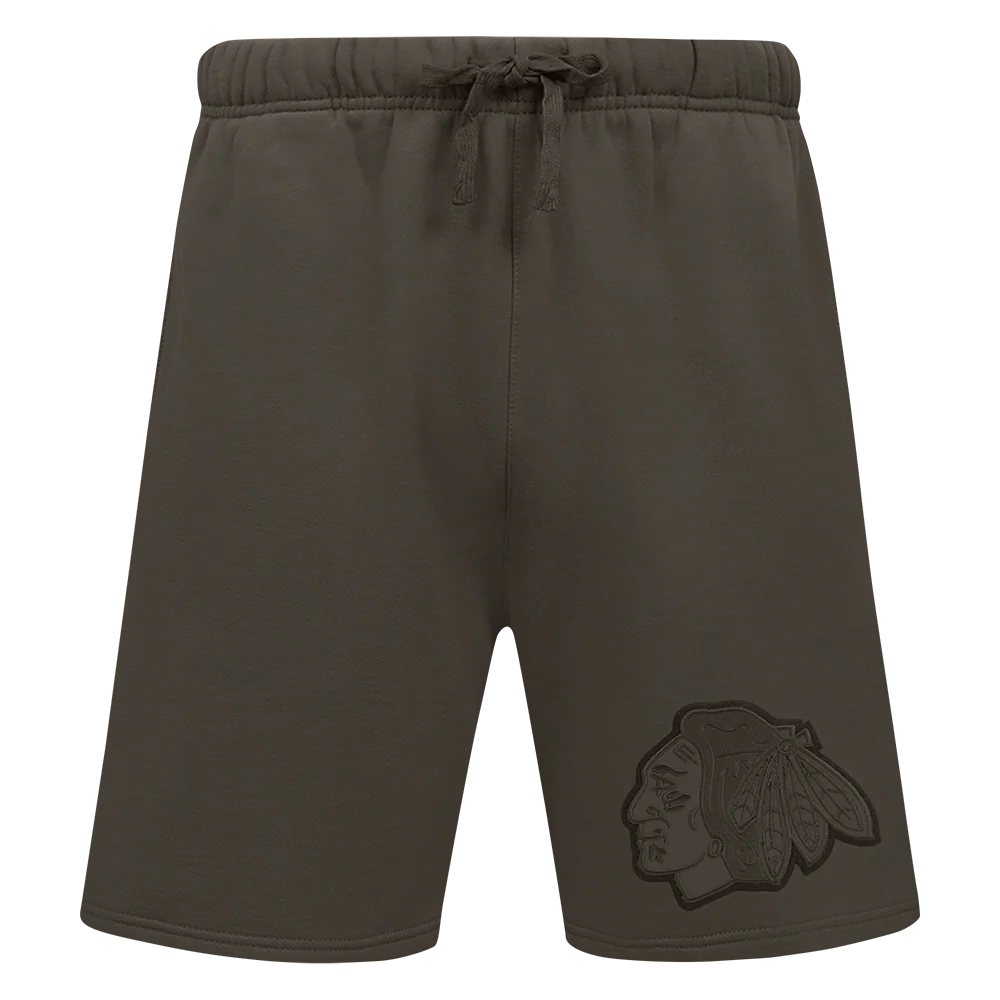 NHL CHICAGO BLACKHAWKS NEUTRAL MEN'S SHORT (DARK TAUPE) - Image 2