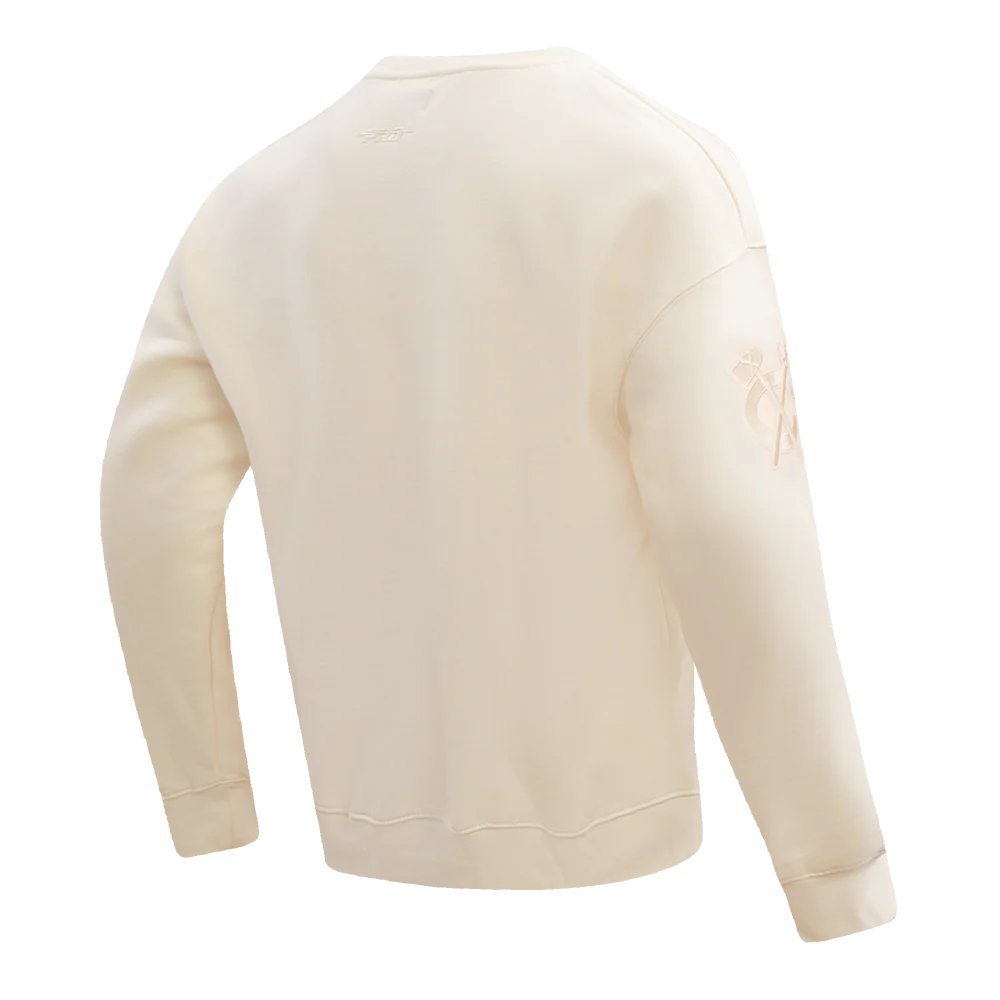 NHL CHICAGO BLACKHAWKS NEUTRAL DROP SHOULDER FLEECE CREWNECK (EGGSHELL) - Image 13