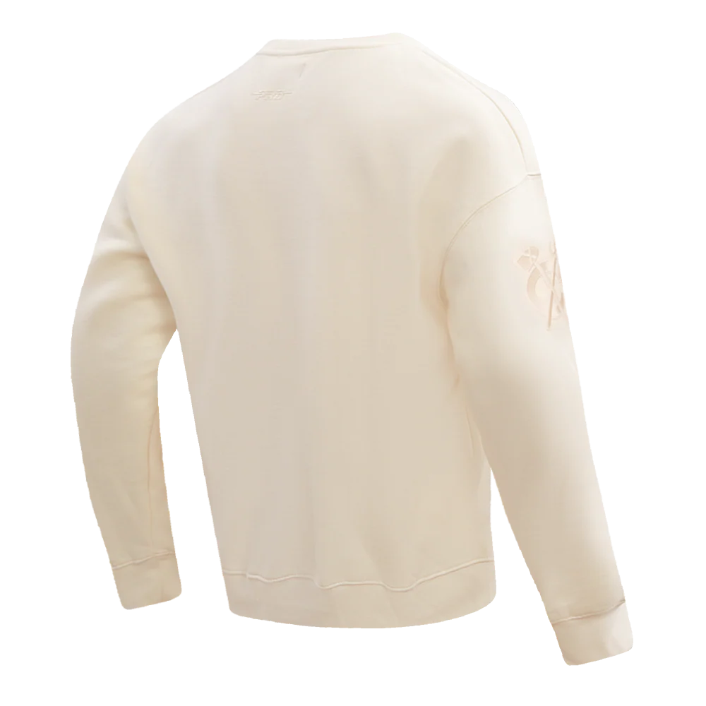 NHL CHICAGO BLACKHAWKS NEUTRAL DROP SHOULDER FLEECE CREWNECK (EGGSHELL) - Image 6