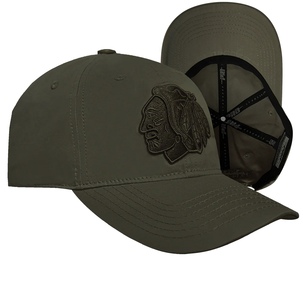 NHL CHICAGO BLACKHAWKS NEUTRAL DAD HAT (DARK TAUPE) - Image 7
