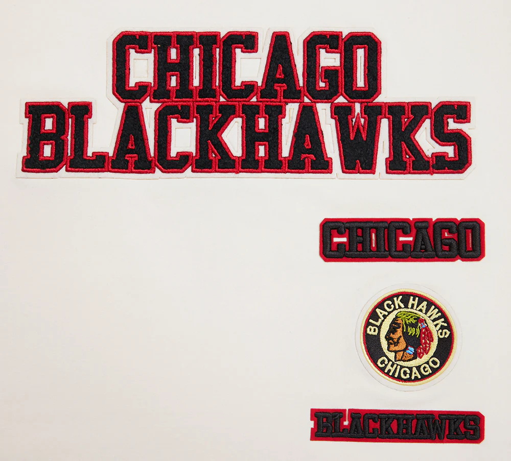 NHL CHICAGO BLACKHAWKS RETRO CLASSIC WOMEN'S BOXY TEE (EGGSHELL) - Image 5