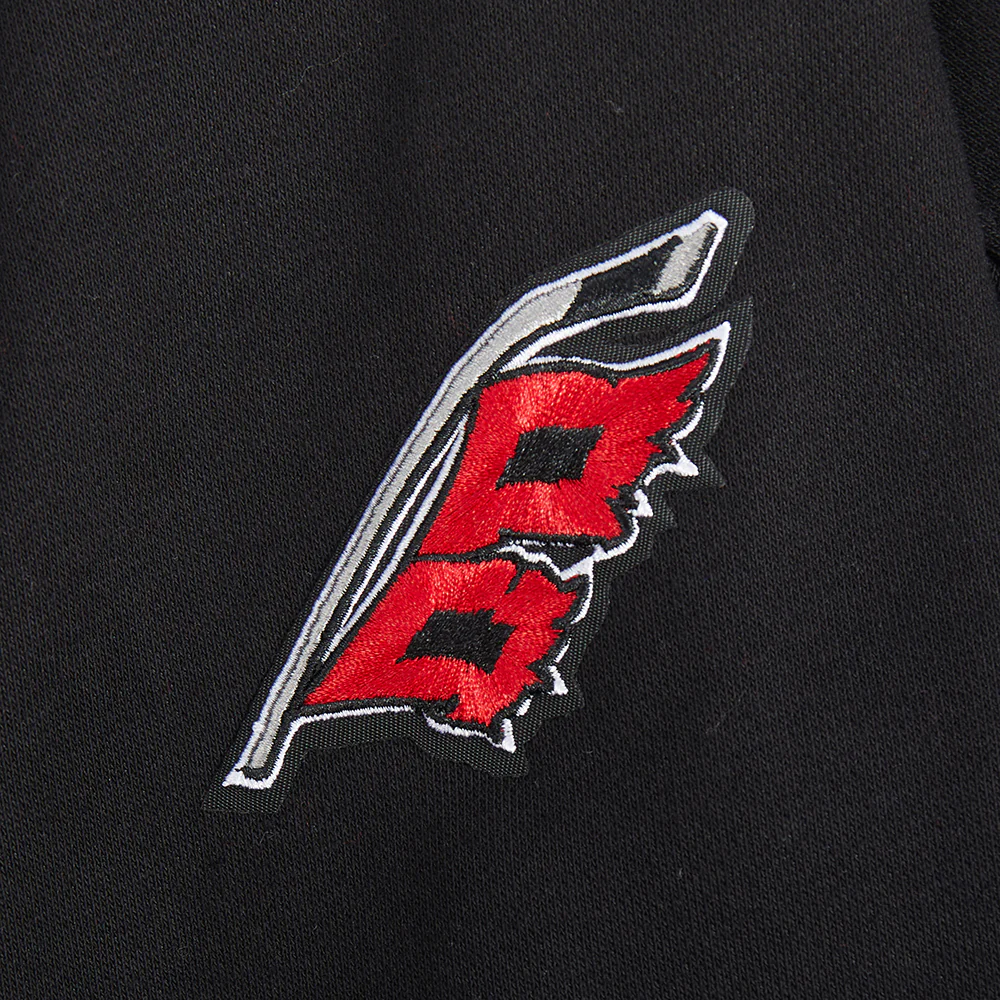 NHL CAROLINA HURRICANES CLASSIC WOMEN'S FLC CREWNECK (BLACK) - Image 7
