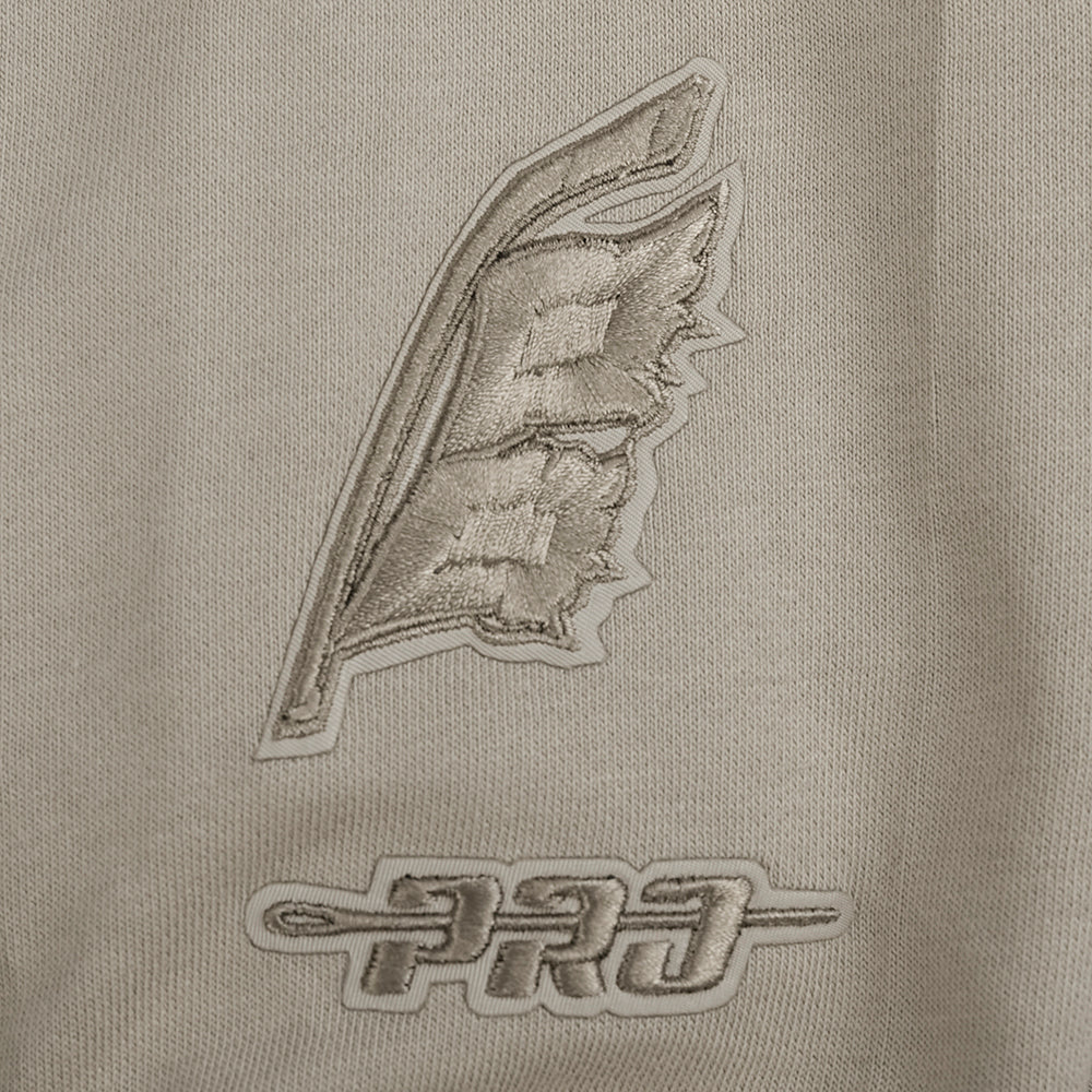 NHL CAROLINA HURRICANES WINGSPAN WOMEN'S FLC CREWNECK (TAUPE) - Image 6