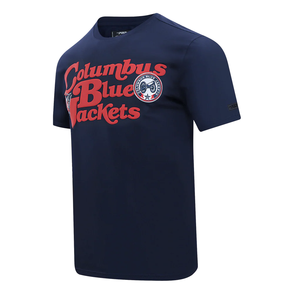 NHL COLUMBUS BLUE JACKETS SOUVENIR MEN'S SJ TEE (MIDNIGHT NAVY) - Image 4