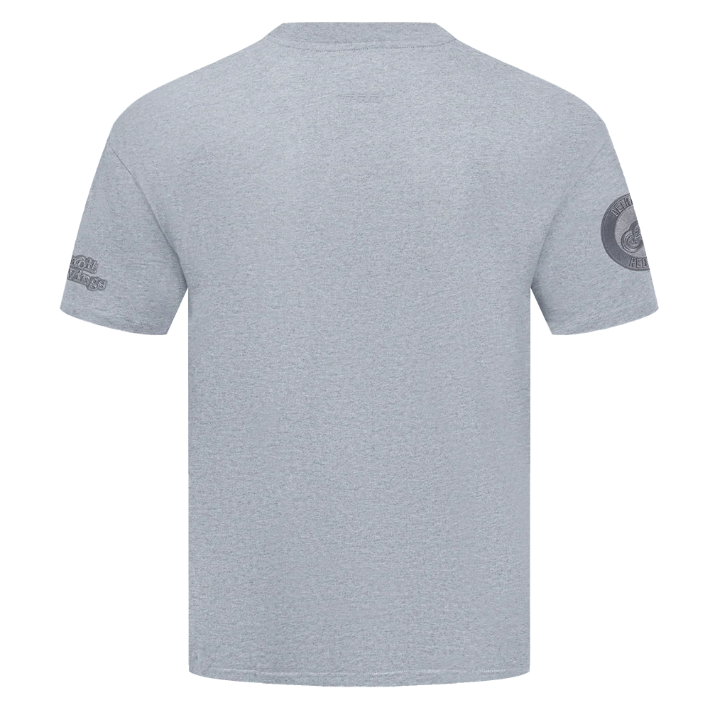 NHL DETROIT RED WINGS NEUTRAL MEN'S DROP SHOULDER TEE (DARK HEATHER GRAY) - Image 3