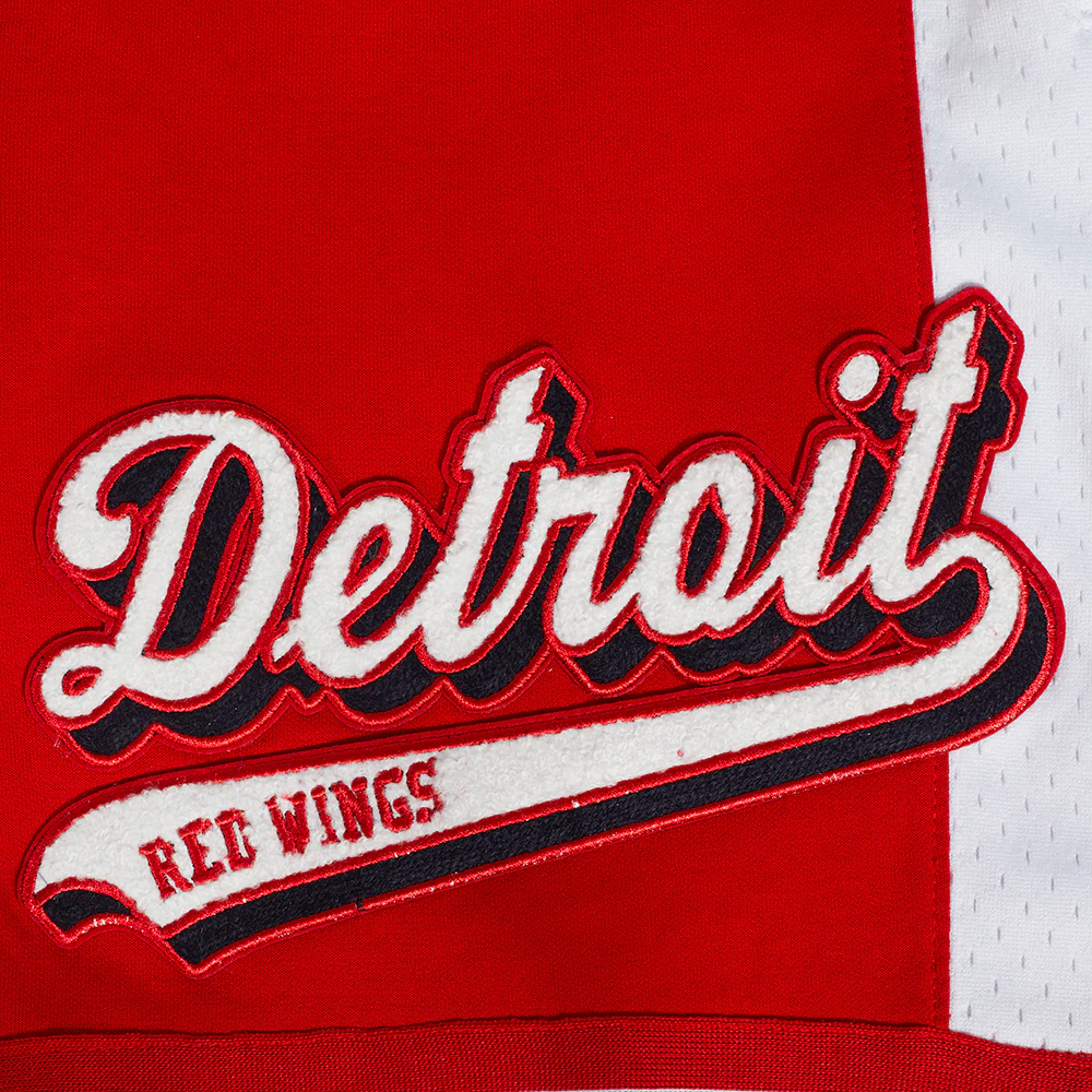 NHL DETROIT RED WINGS SCRIPT TAIL MEN'S DOUBLE KNIT 2.0 SHORT (RED) - Image 5