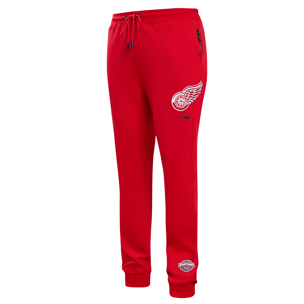 NHL DETROIT RED WINGS CLASSIC CHENILLE MEN'S DK JOGGER (RED)