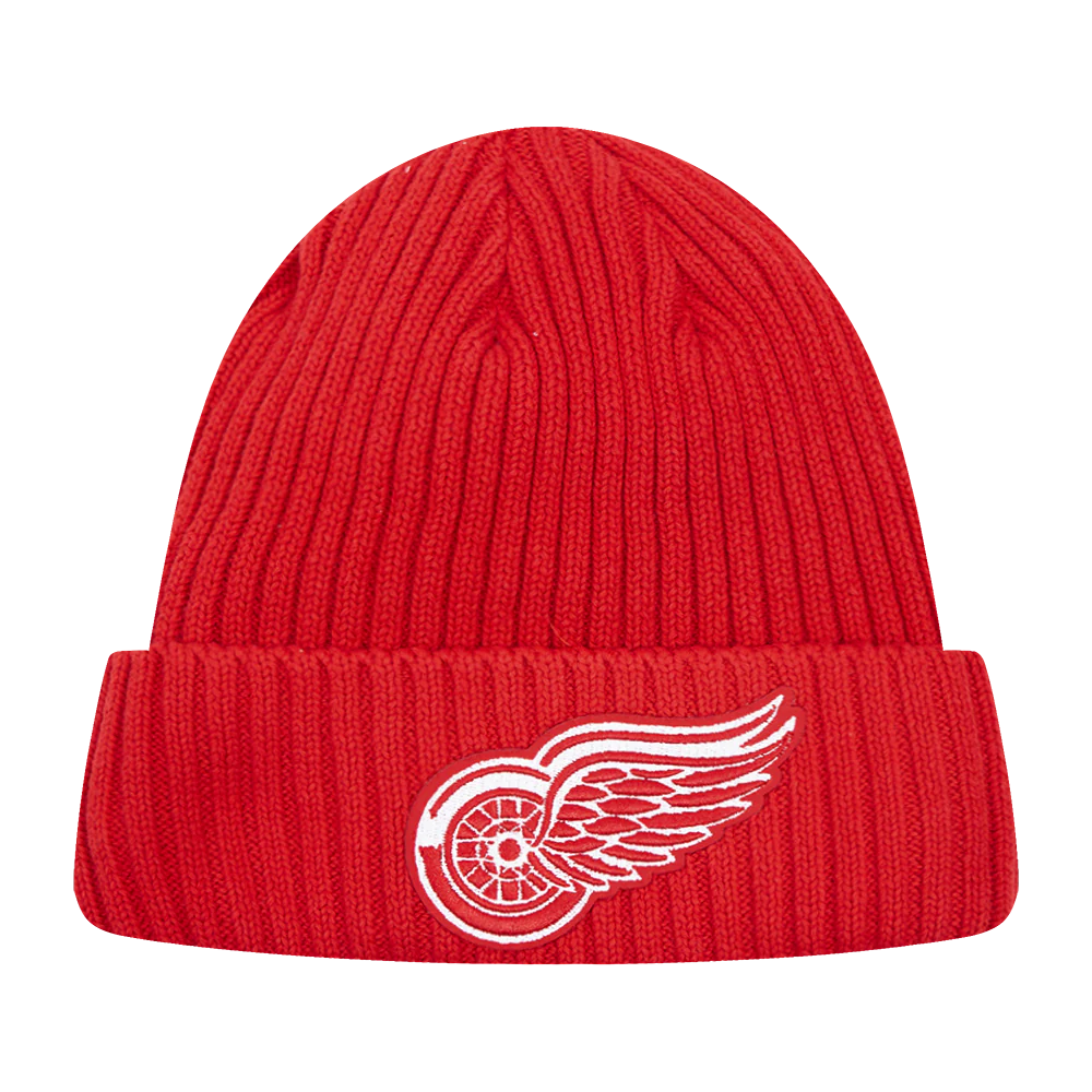 NHL DETROIT RED WINGS KNIT BOX SET BEANIE (RED)