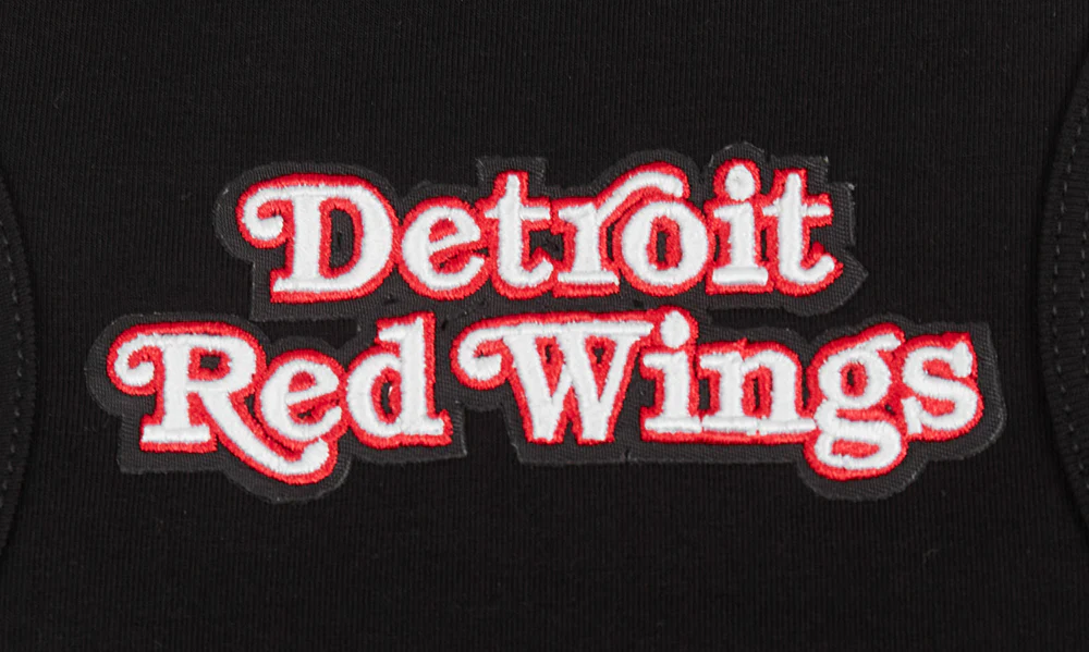NHL DETROIT RED WINGS CLASSIC WOMEN'S RELAXED FIT RACERBACK (BLACK) - Image 5