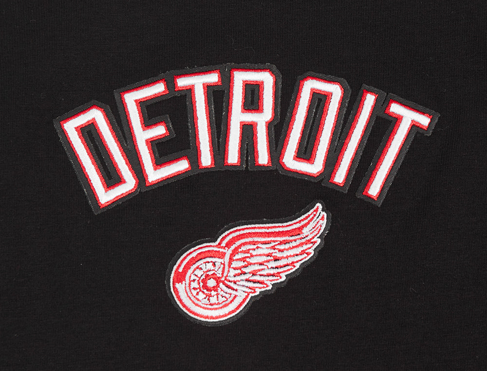 NHL DETROIT RED WINGS CLASSIC WOMEN'S RELAXED FIT RACERBACK (BLACK) - Image 6