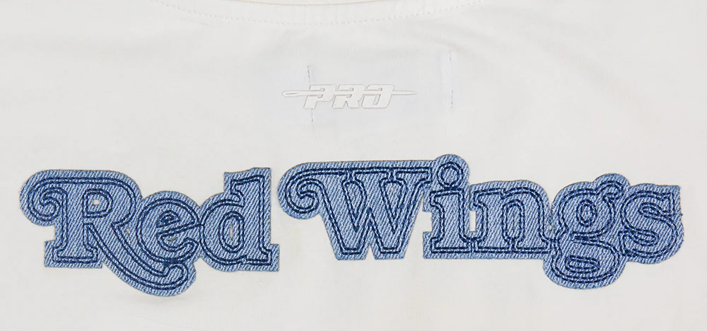 NHL DETROIT RED WINGS VARSITY BLUES WOMEN'S BOXY TEE (LINEN) - Image 7