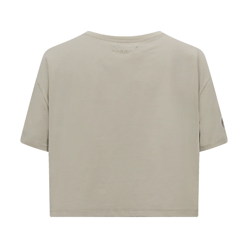 NHL DETROIT RED WINGS NEUTRAL WOMEN'S BOXY TEE (TAUPE) - Image 3