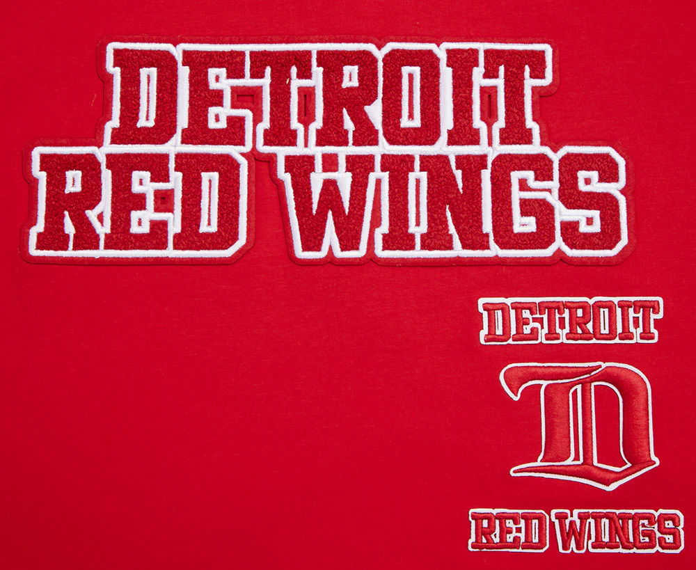 NHL DETROIT RED WINGS RETRO CLASSIC WOMEN'S BOXY TEE (RED) - Image 5