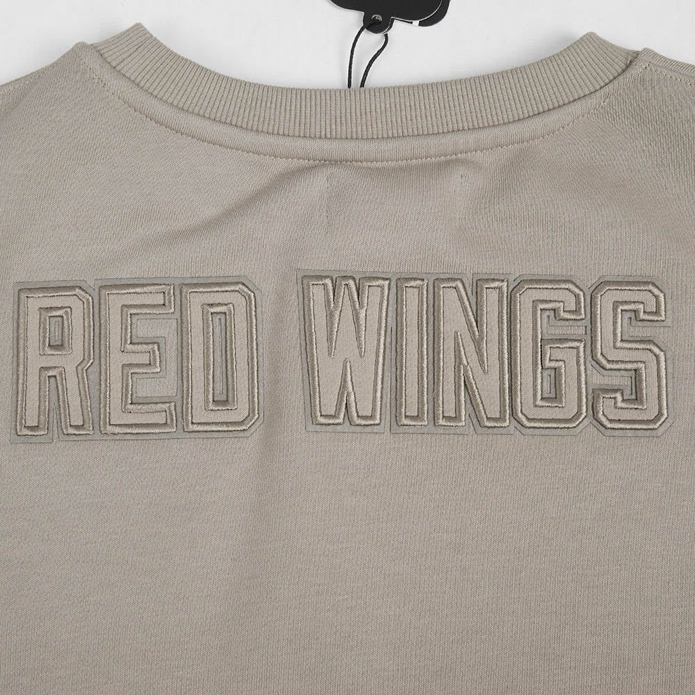 NHL DETROIT RED WINGS NEUTRAL WOMEN'S CREWNECK (TAUPE) - Image 7