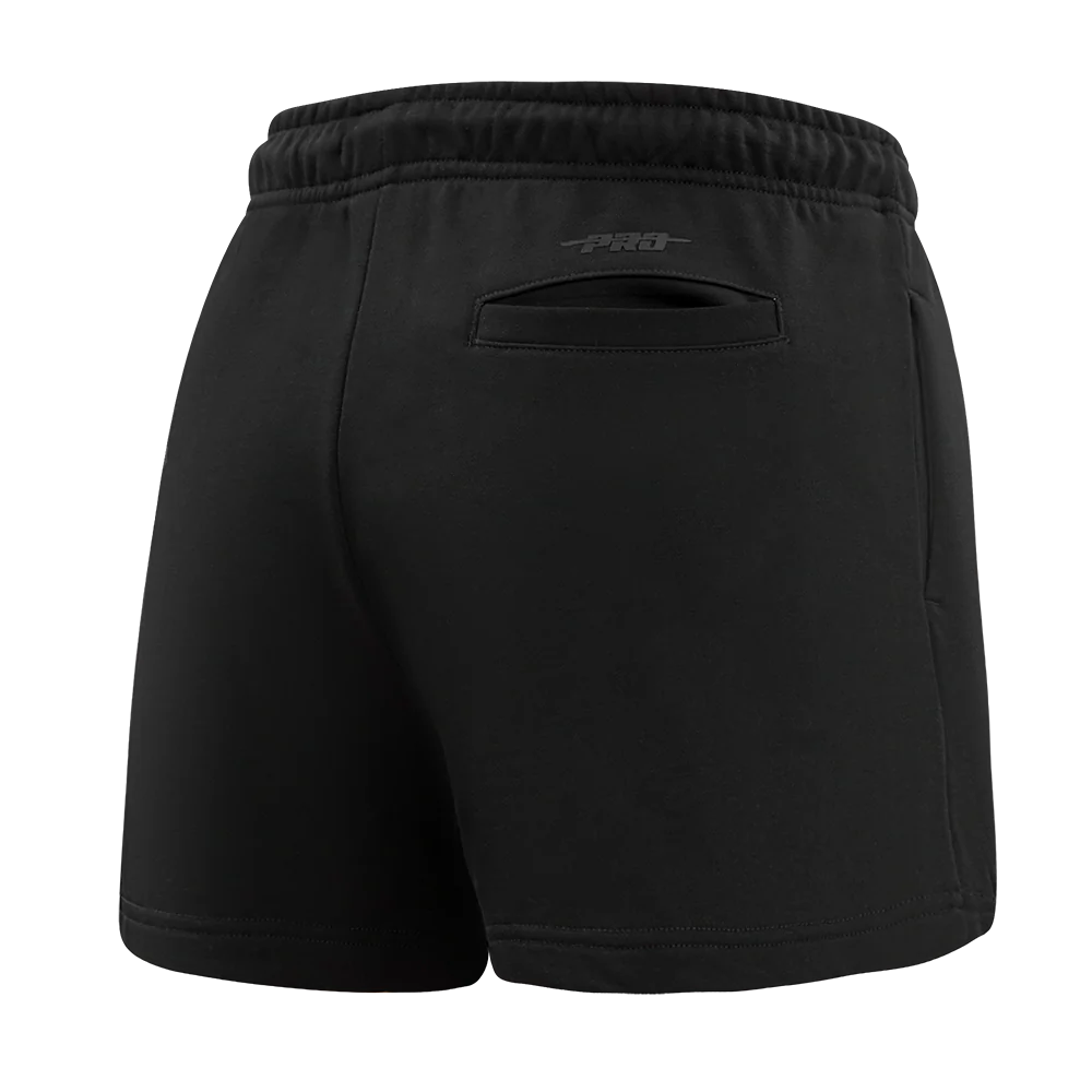 NHL DETROIT RED WINGS CLASSIC WOMEN'S FLEECE SHORT (BLACK) - Image 3