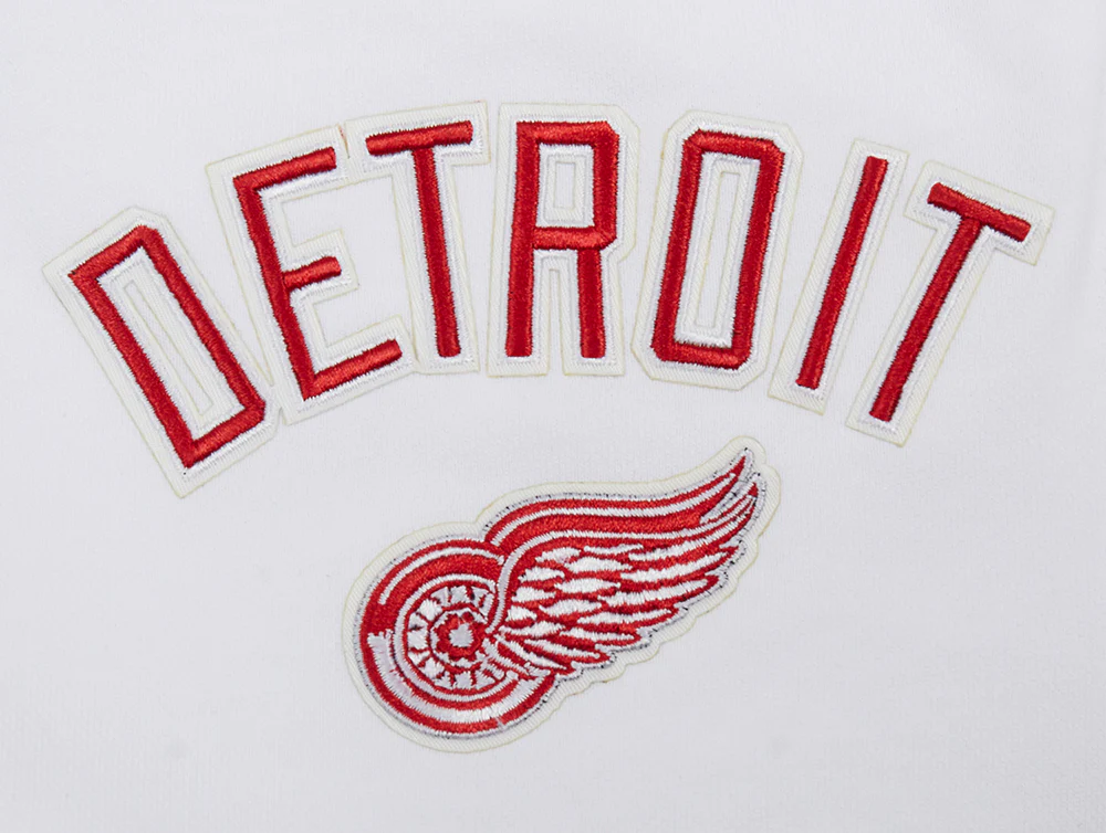 NHL DETROIT RED WINGS CLASSIC WOMEN'S FLEECE SHORT (WHITE) - Image 5