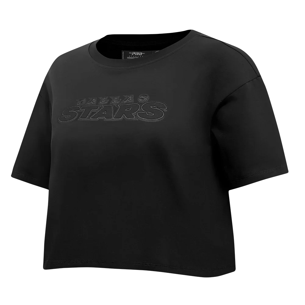 NHL DALLAS STARS NEUTRAL WOMEN'S BOXY TEE (BLACK) - Image 2