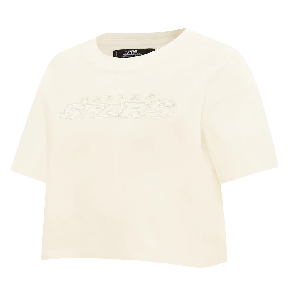 NHL DALLAS STARS NEUTRAL WOMEN'S BOXY TEE (EGGSHELL) - Image 2