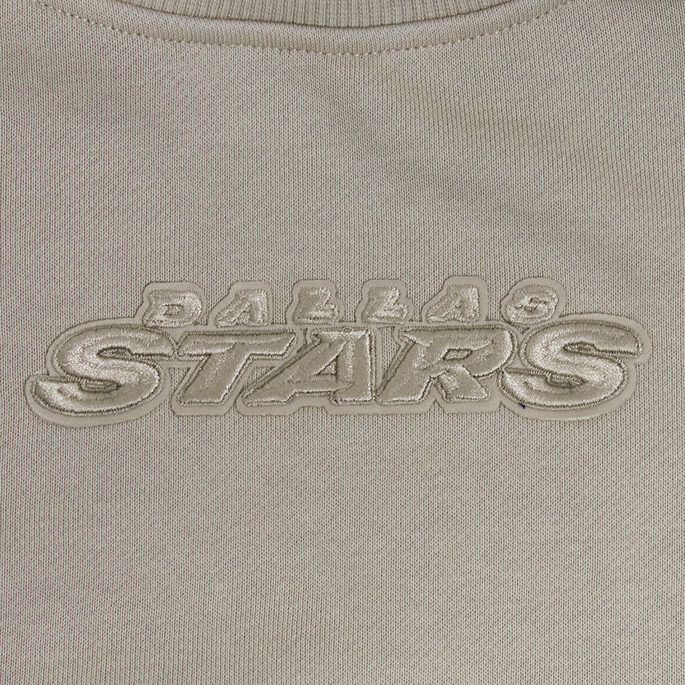 DALLAS STARS WINGSPAN WOMEN'S FLC CREWNECK (TAUPE) - Image 7