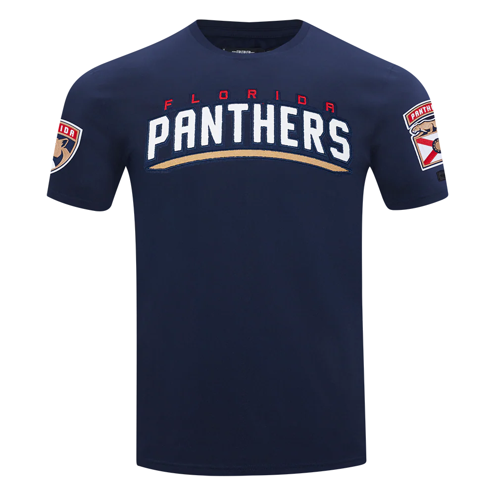NHL FLORIDA PANTHERS CLASSIC CHENILLE MEN'S SJ TEE (MIDNIGHT NAVY) - Image 3