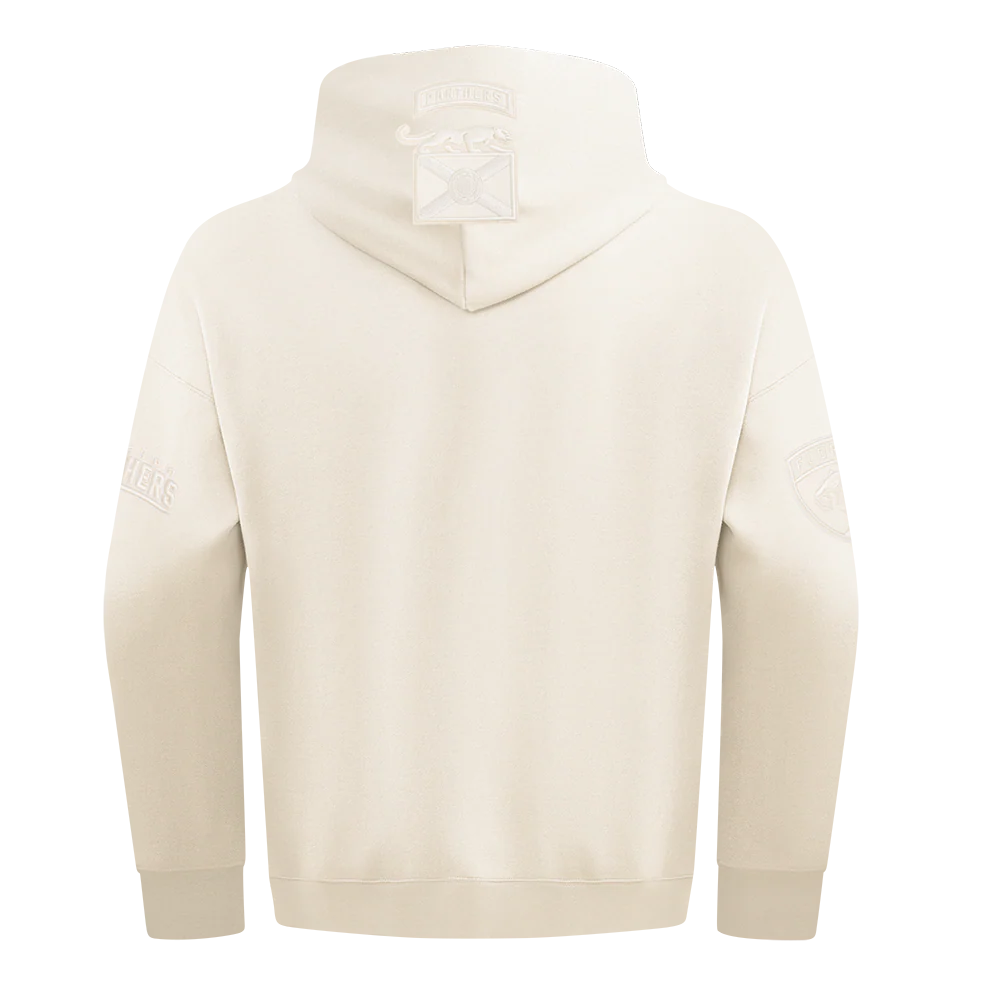 NHL FLORIDA PANTHERS NEUTRAL MEN'S DROP SHOULDER FLC PO HOODIE (EGGSHELL) - Image 3