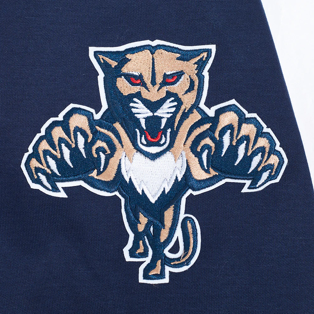 NHL FLORIDA PANTHERS CLASSIC CHENILLE MEN'S DK FZ PO HOODIE (MIDNIGHT NAVY) - Image 7