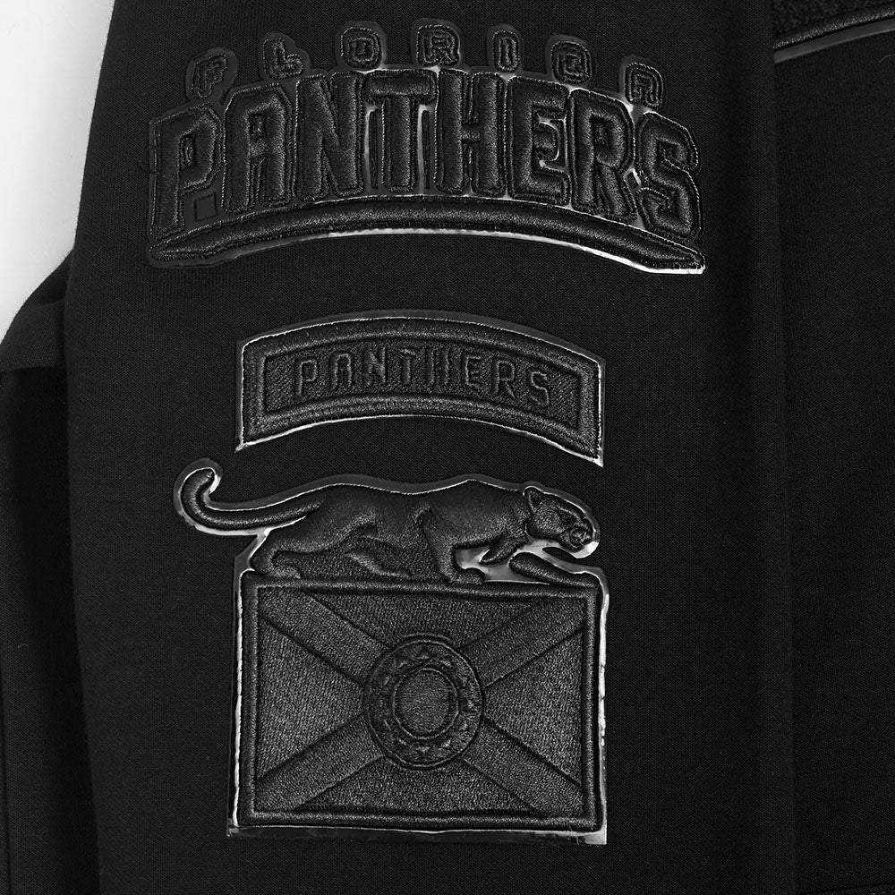 NHL FLORIDA PANTHERS TRIPLE BLACK MEN'S DK PO HOODIE (TRIPLE BLACK) - Image 6