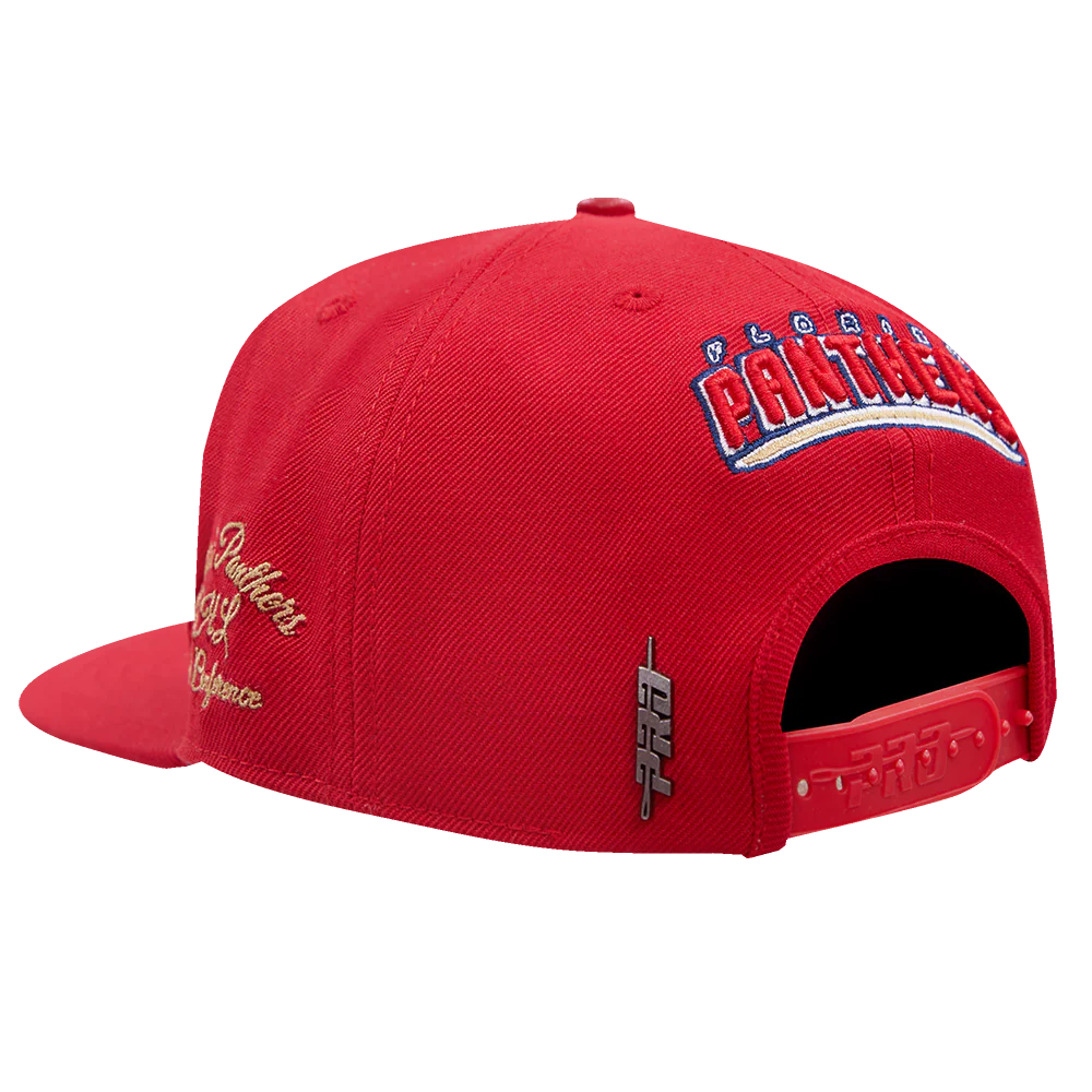 NHL Florida Panthers HYBRID SNAPBACK HAT (RED) - Image 4