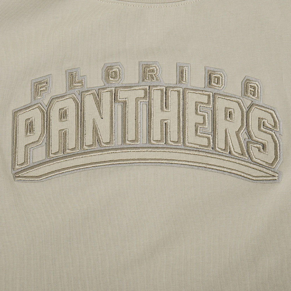 NHL FLORIDA PANTHERS NEUTRAL WOMEN'S SJ BOXY TEE (TAUPE) - Image 5