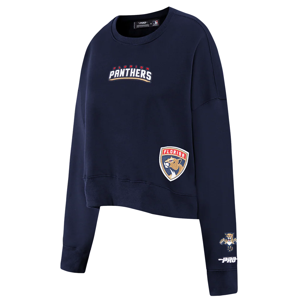 NHL FLORIDA PANTHERS WINGSPAN WOMEN'S FLC CREWNECK (MIDNIGHT NAVY) - Image 3