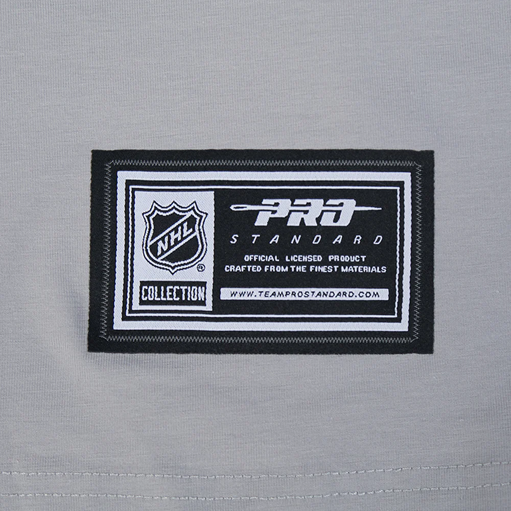 NHL LOS ANGELES KINGS MESH MEN'S SJ STRIPED TEE (GRAY) - Image 4