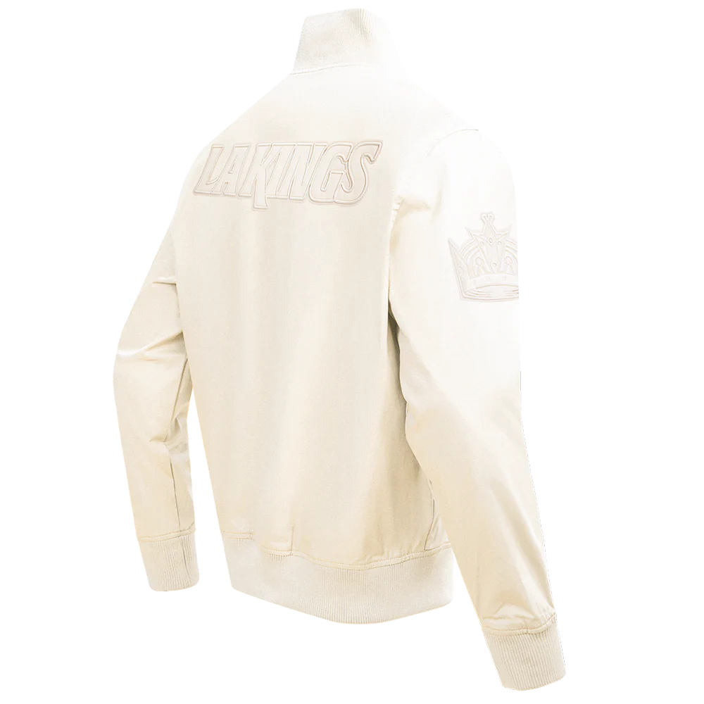 NHL LOS ANGELES KINGS NEUTRAL TWILL JACKET (EGGSHELL) - Image 4