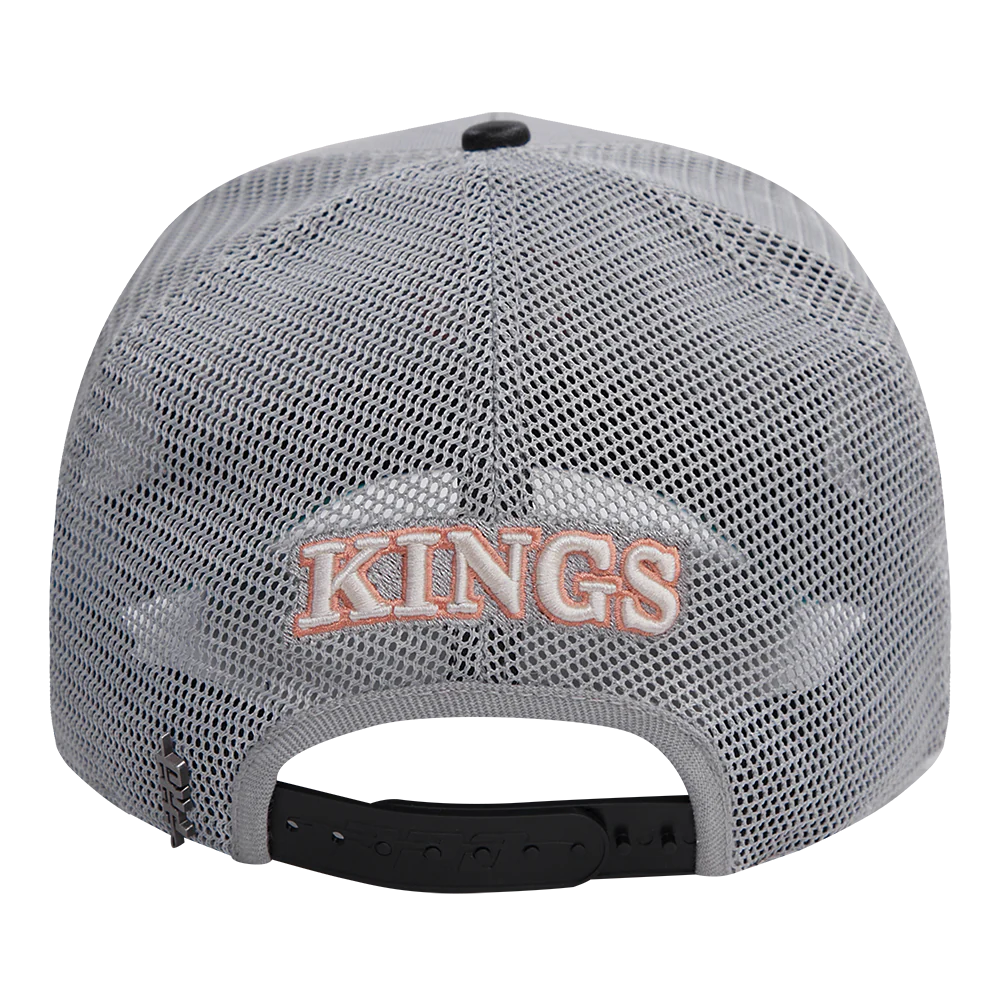 NHL LOS ANGELES KINGS CHEVRON PINCH FRONT TRUCKER (GRAY) - Image 5
