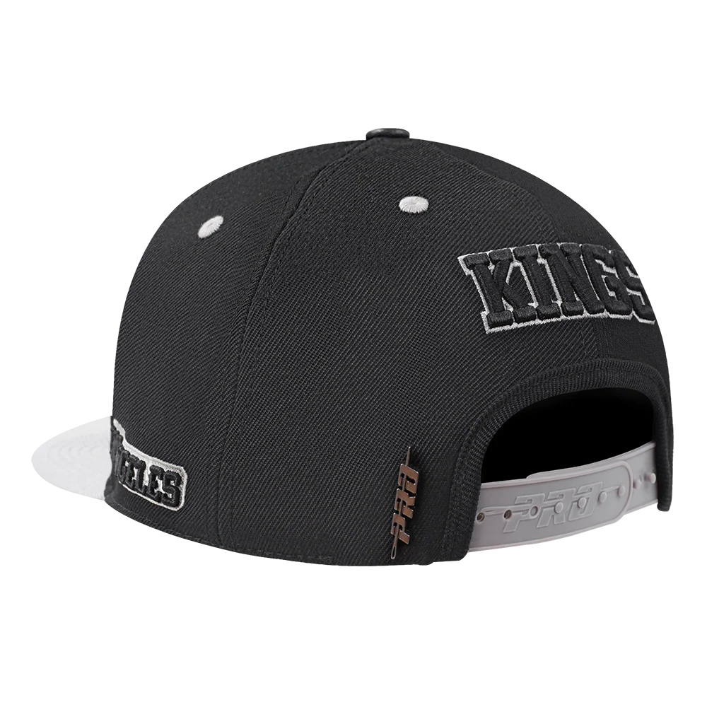 NHL LOS ANGELES KINGS RETRO CLASSIC UNISEX PRIMARY LOGO WOOL SNAPBACK (BLACK) - Image 4