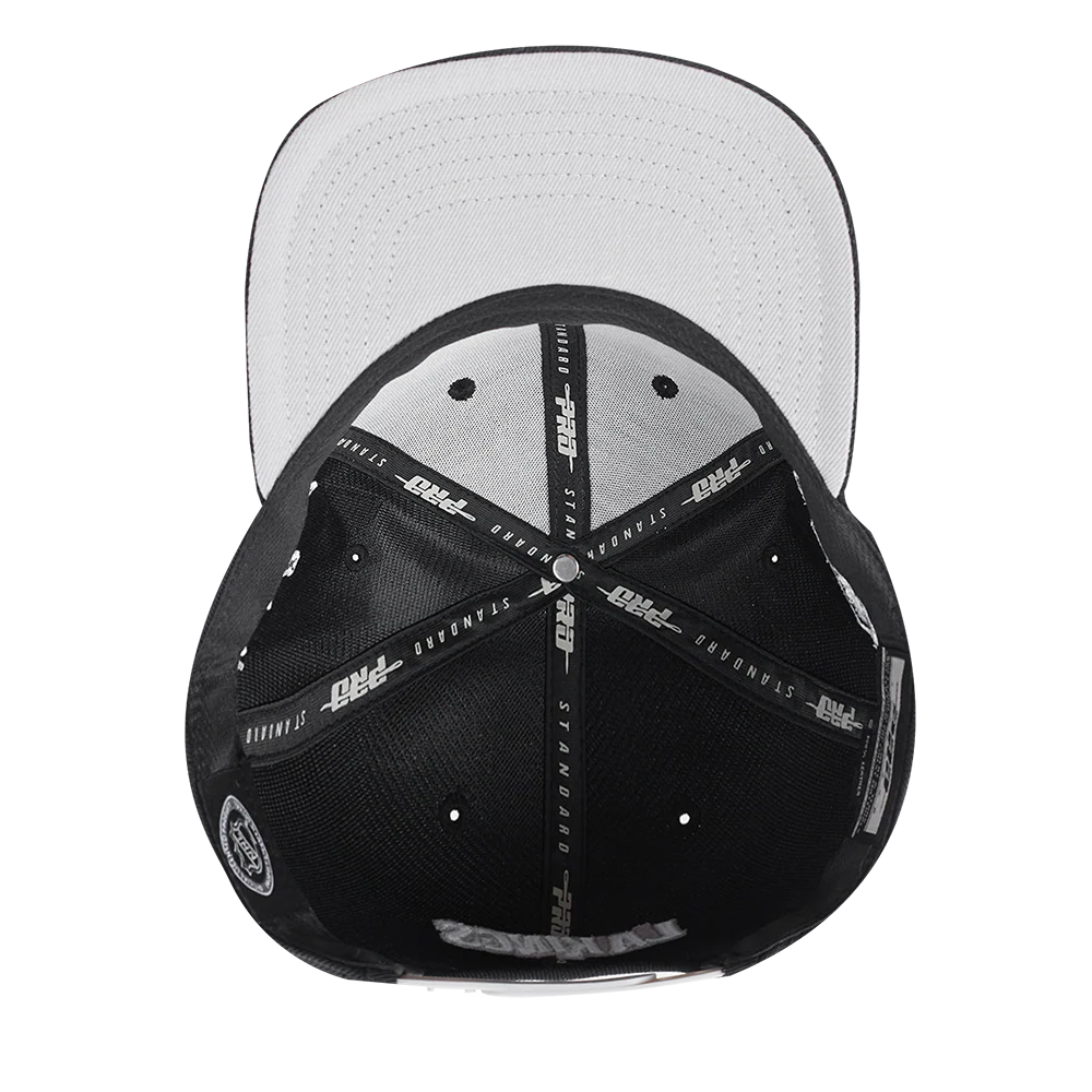 NHL LOS ANGELES KINGS OLD ENGLISH UNISEX 6 PANEL SNAPBACK HAT (BLACK) - Image 6