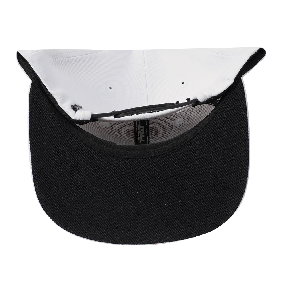 NHL LOS ANGELES KINGS OLD ENGLISH UNISEX 6 PANEL SNAPBACK HAT (WHITE) - Image 7