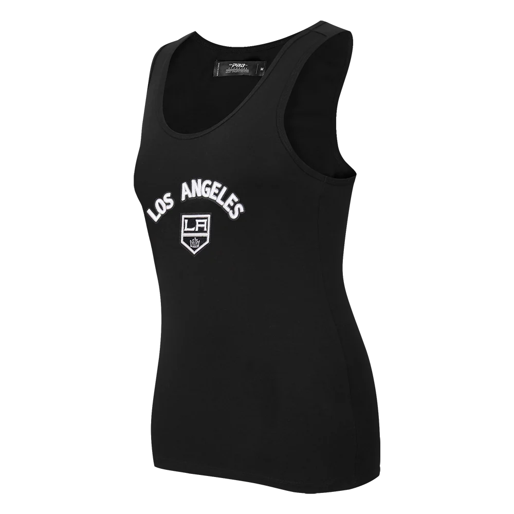NHL LOS ANGELES KINGS CLASSIC WOMEN'S RACERBACK (BLACK) - Image 2
